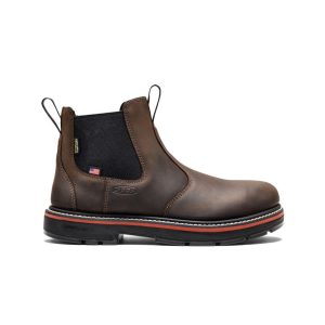 Men's Liberty Chelsea 90?? Heel Work Boot (Soft Toe)  |  Coffee Bean/Black