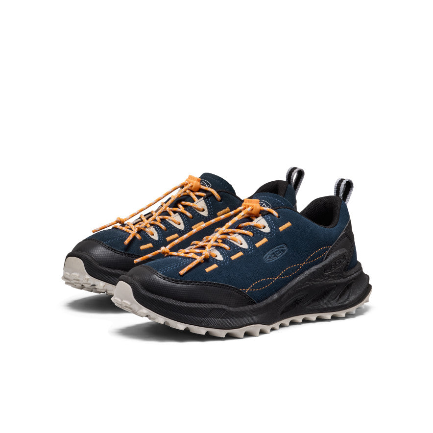 Big Kid's Jasper Zionic Sneaker | Naval Academy/Flame Orange - Image 2