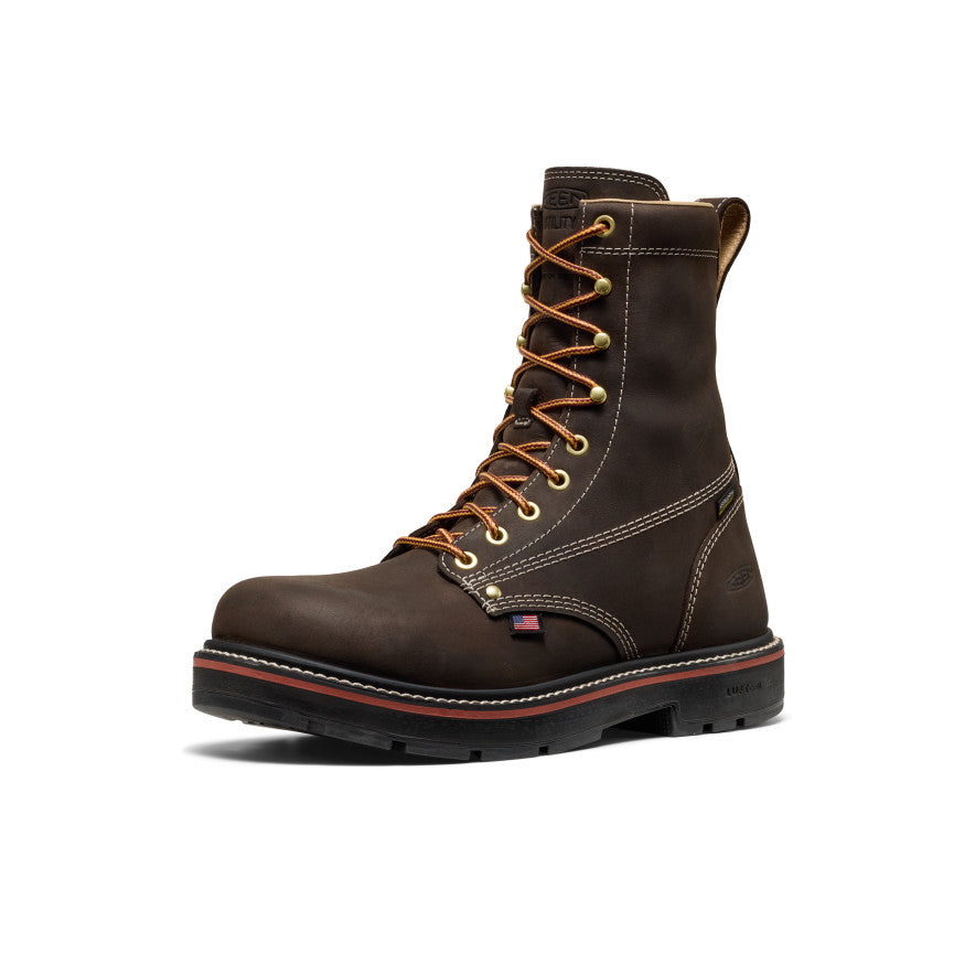 Men's Liberty 8 Waterproof 90?? Heel Boot (Carbon Toe) | Coffee Bean/Black - Image 3