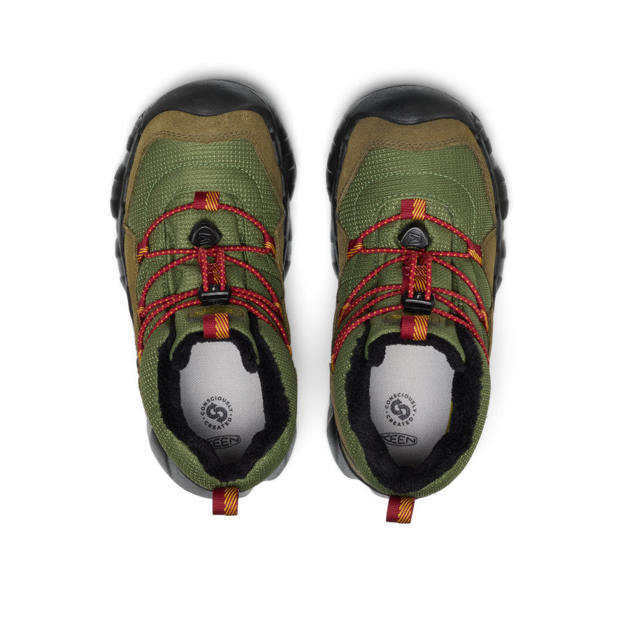 Big Kids' Hypowser Waterproof Chukka | Forest Night/Garnet - Image 5